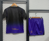 2026-27 Kids Barcelona  away Purple soccer jersey