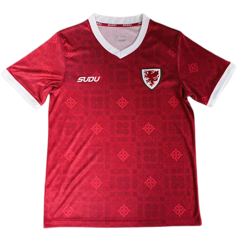 2026-27 Mens Wales Red Fans Soccer Jersey