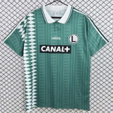 1995-199 Mens Legia Warsaw Home Green Retro Soccer Jersey
