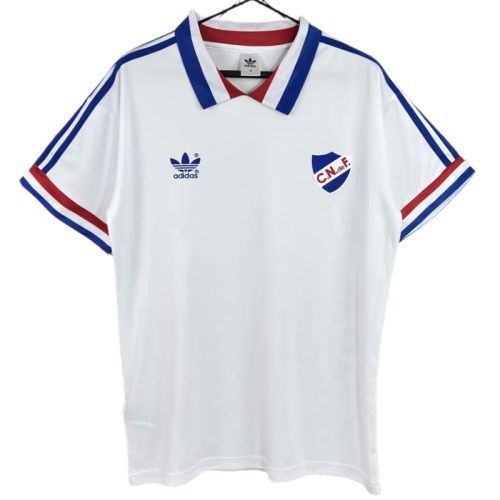 1980-1982 Club Nacional Home White Retro Soccer Jersey