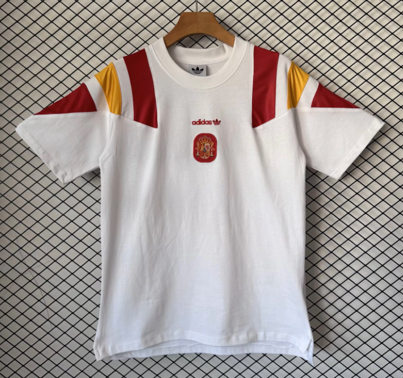 2026-27 Spain White High Quality Casual T-Shirt