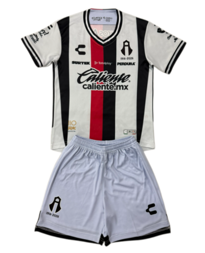 2026-27 Kids  Atlas Away White Soccer Jersey