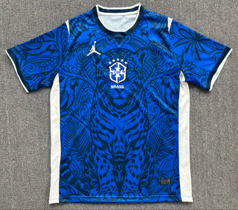 2026-27 Mens Brazil Special Edition Blue Soccer Jersey