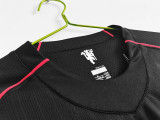 2007-2008 Manchester United Away Long Sleeve Retro Soccer Jersey