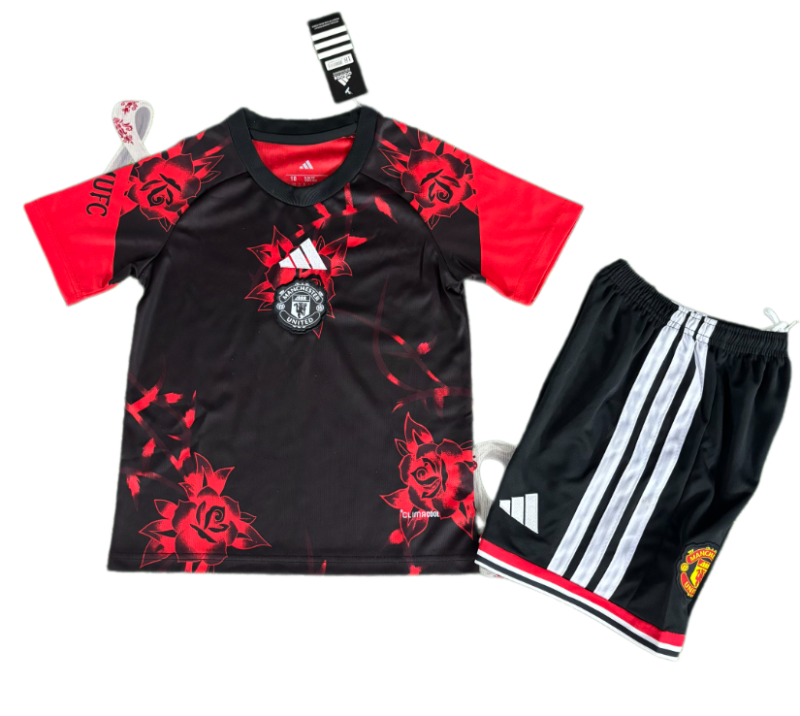 2026-27 Kids Manchester United Red Black Special Edition Training