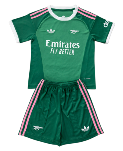 2026-27 Kids Arsenal Goalkeeper Green Soccer Jersey