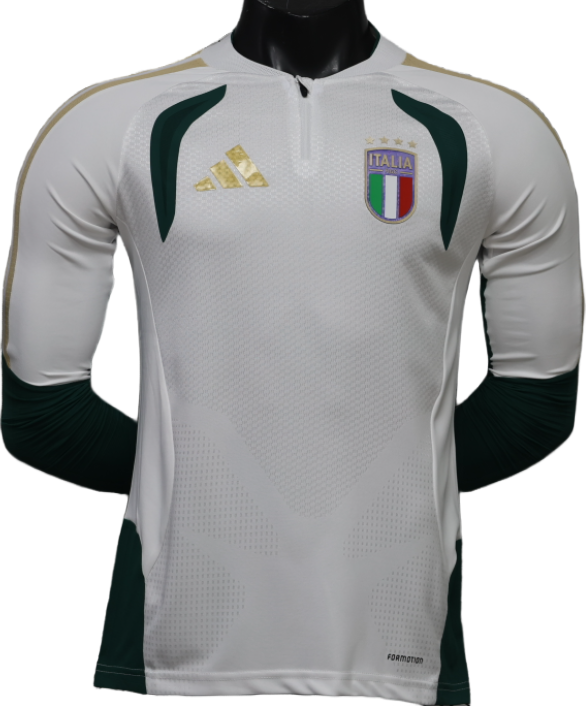 2026-27 Italy Half Long Sleeve Player Version Training Shirts