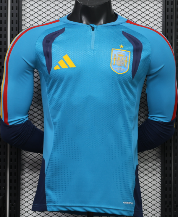 2026-27 Spain Half Long Sleeve Player Version Training shirts