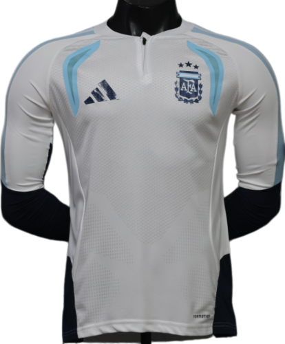 2026-27 Mens Argentina Half Long Sleeve Player version Training Shirts
