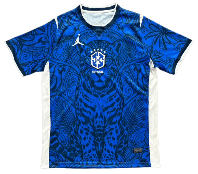 2026-27 Mens Brazil Special Edition Blue Soccer Jersey
