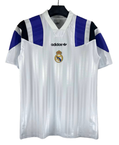2024 Real Madrid White Retro Soccer Jersey