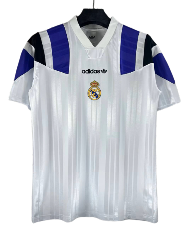 2024 Real Madrid White Retro Soccer Jersey