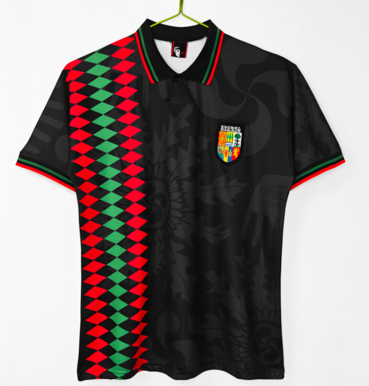 1994 Basque FC Away Black Retro Soccer Jersey