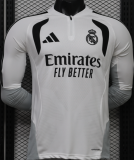 2026-27 Real Madrid Half Long Sleeve Player Version Training Shirts