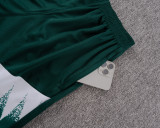 Real Madrid Dark Green Retro Training Short Suit