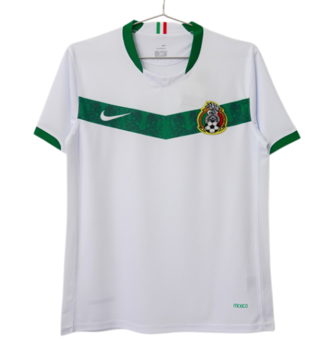 2006 Mexico Away White Retro Soccer Jersey
