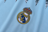 Real Madrid Blue Retro Training Short Suit