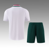 Real Madrid White Retro Training Short Suit