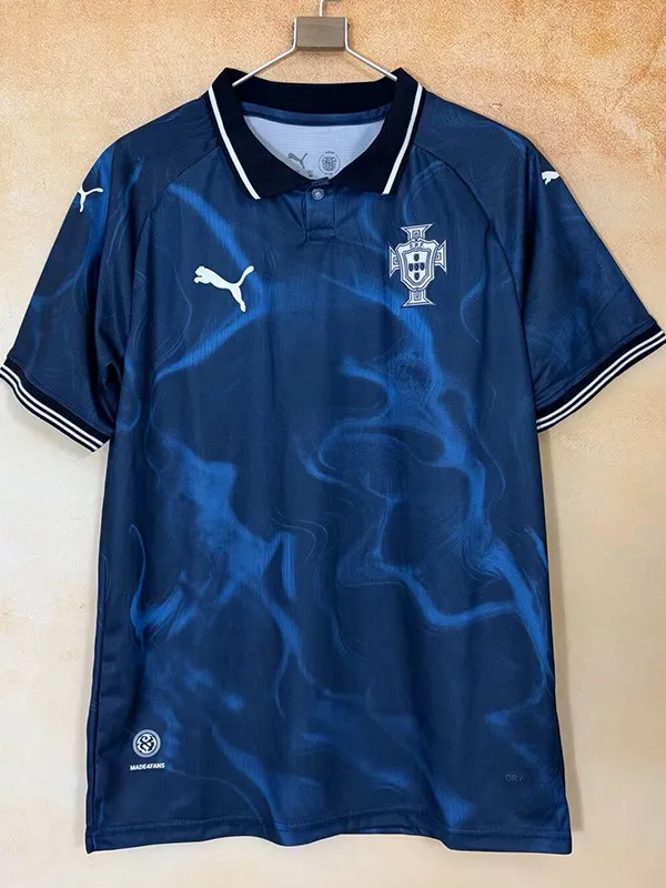 2026-27 Mens Portugal Polo Special Edition Blue Soccer Jersey