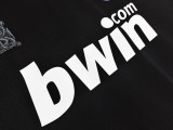 2009-2010 Real Madrid Away Black Retro Soccer Jersey