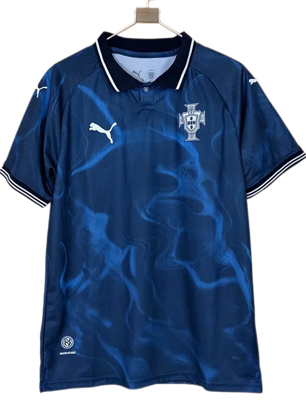 2026-27 Mens Portugal Polo Special Edition Blue Soccer Jersey