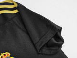 2009-2010 Real Madrid Away Black Retro Soccer Jersey