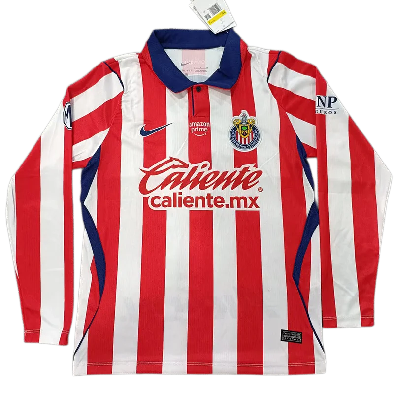 2026-27 Chivas Guadalajara Home Long Sleeve Soccer Jersey