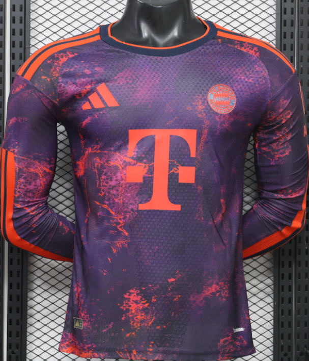 2026-27 Bayern Munich Third Away Long Sleeve Player Version Soccer Jersey