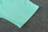 Real Madrid Green Retro Training Short Suit