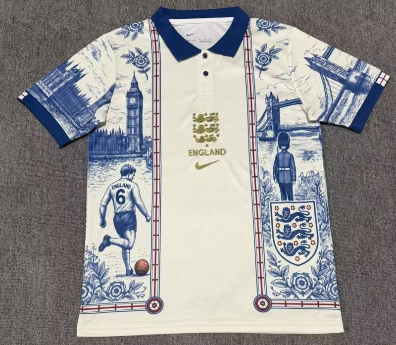 2026-27 England  Special Edition Polo Fans Soccer Jersey