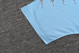 Real Madrid Blue Retro Training Short Suit