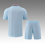 Real Madrid Blue Retro Training Short Suit