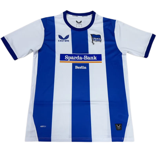 2026-27 Mens Hertha BSC Home Blue White Soccer Jersey