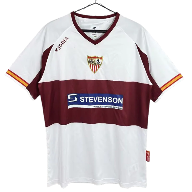 2005-2006 Sevilla European Home Retro Soccer Jersey