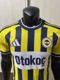 2026-27 Mens Fenerbahce Home Yellow Player Version Soccer Jersey