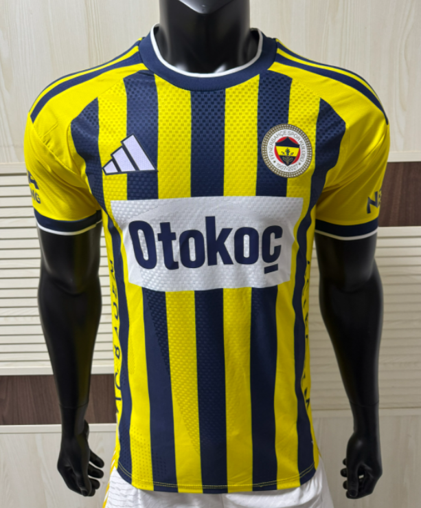 2026-27 Mens Fenerbahce Home Yellow Player Version Soccer Jersey