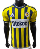 2026-27 Mens Fenerbahce Home Yellow Player Version Soccer Jersey