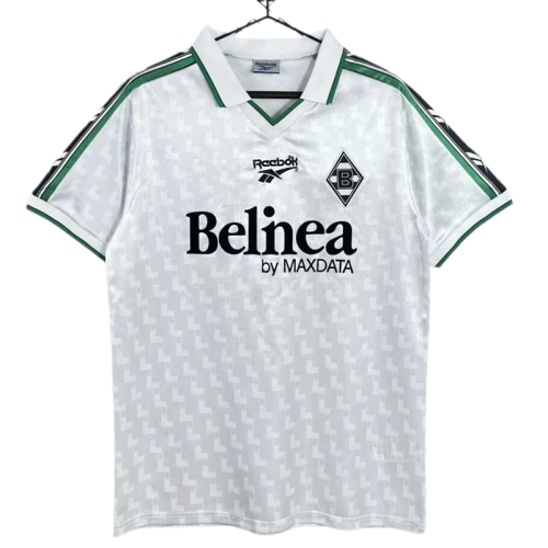 1998-1999 Monchengladbach Home White Retro Soccer Jersey