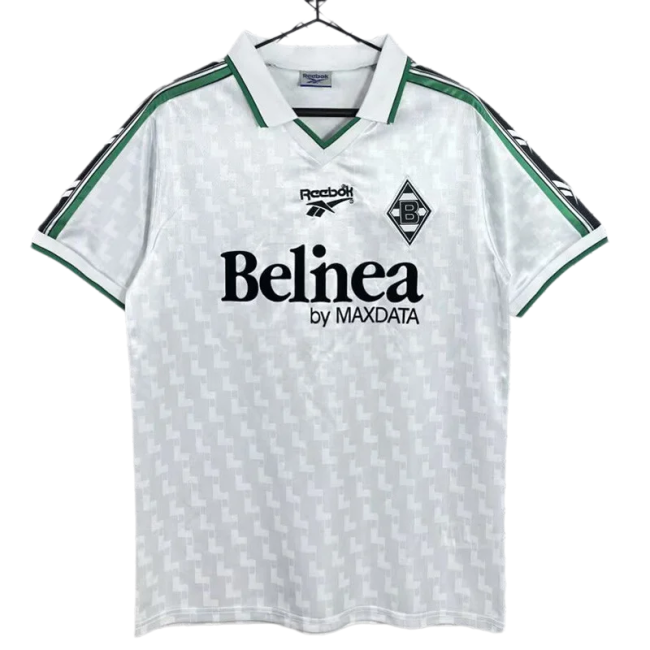 1998-1999 Monchengladbach Home White Retro Soccer Jersey