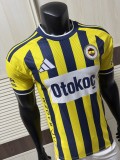 2026-27 Mens Fenerbahce Home Yellow Player Version Soccer Jersey