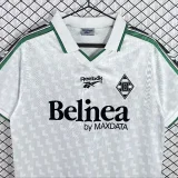 1998-1999 Monchengladbach Home White Retro Soccer Jersey