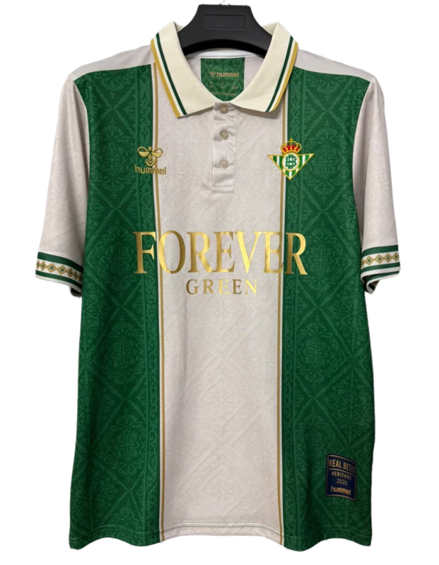 2026-27 Real Betis Commemorative Edition Retro Soccer Jersey