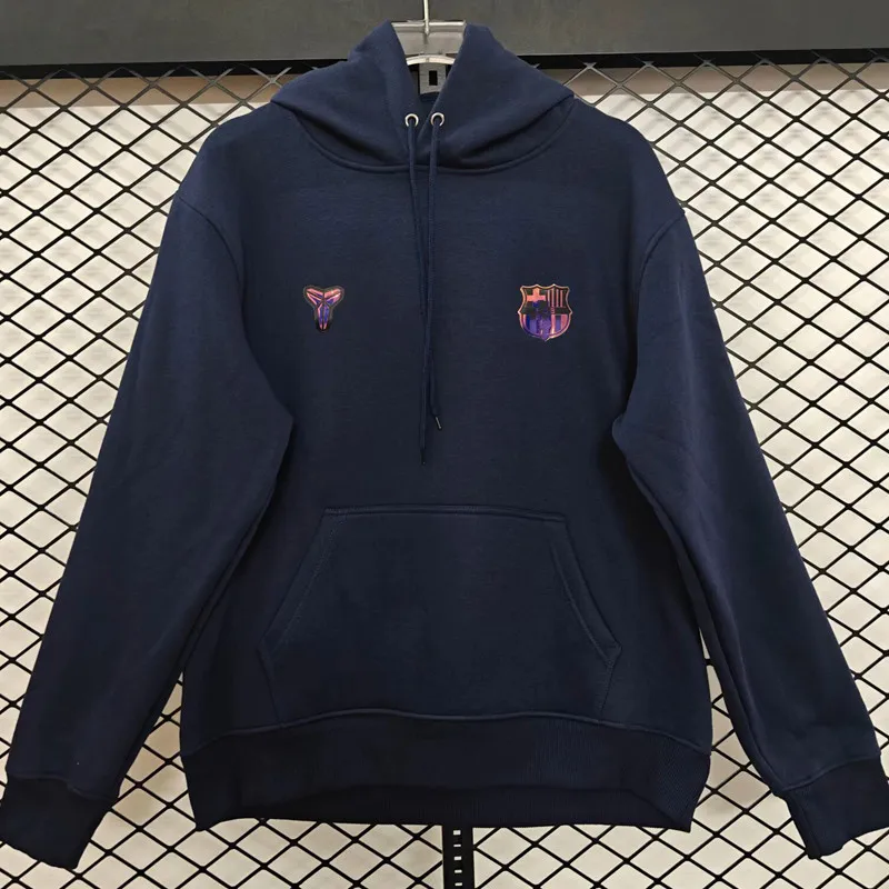 2026-27 Mens Barcelona Royal Blue Hoody 宝蓝色(加绒)