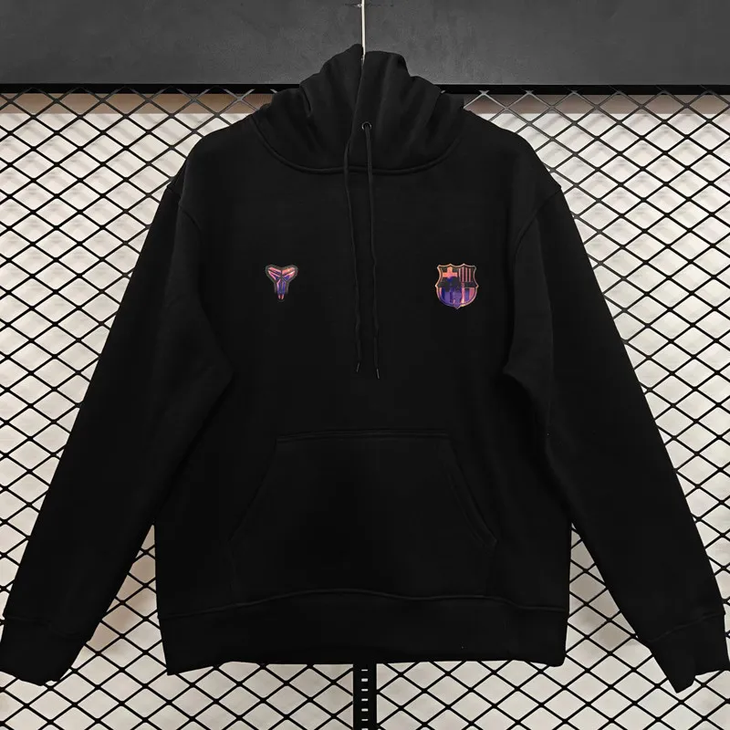 2026-27 Mens Barcelona Black Hoody 黑色(加绒)
