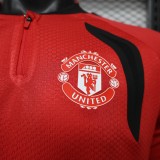 2026-27 Manchester United Half Long Sleeve Player Version Training Shirts