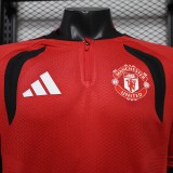 2026-27 Manchester United Half Long Sleeve Player Version Training Shirts