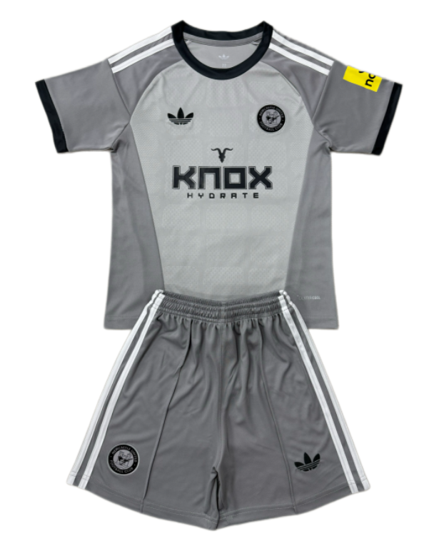2026-27 Kids Newcastle Goalkeeper Grey Soccer Jersey