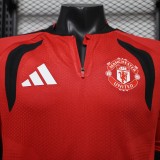 2026-27 Manchester United Half Long Sleeve Player Version Training Shirts
