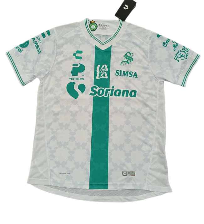 2026-27 Mens Santos Laguna Away White Fans Soccer Jersey