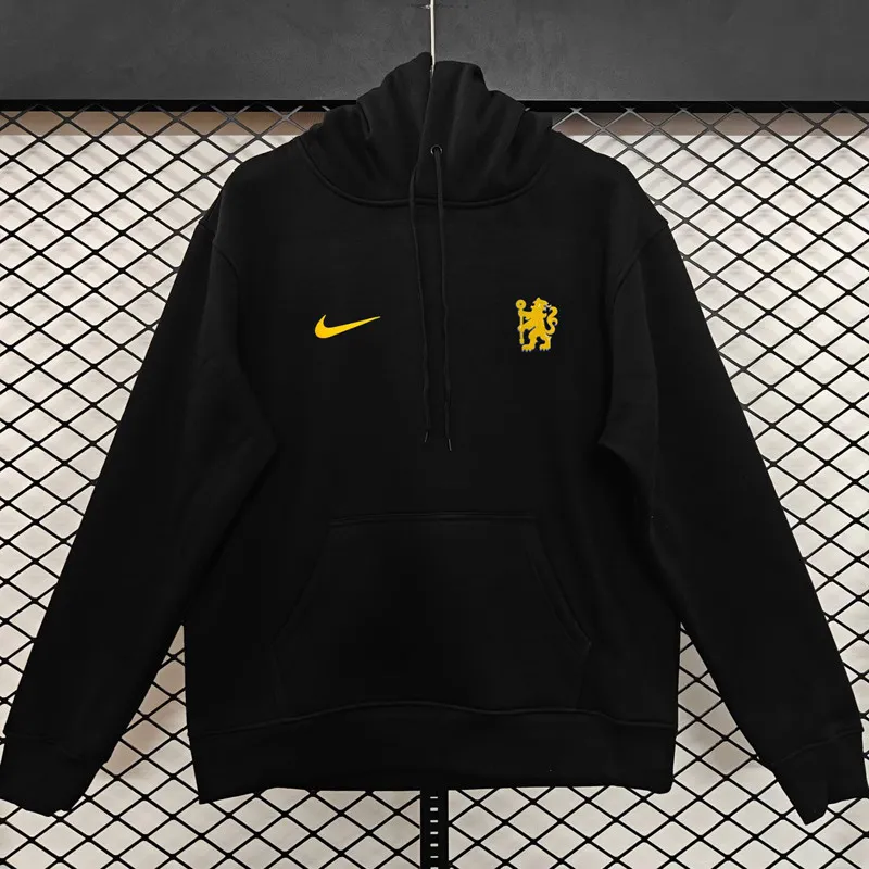 2026-27 Mens Chelsea Black Hoody 黑色(加绒)